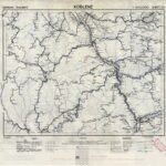 Eisenbahnkarte Deutschlands - Blatt 35 - Koblenz (1945) 1:300.000 [Britische Kriegsversion]