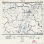 Eisenbahnkarte Deutschlands - Blatt 51 - Freiburg im Breisgau (1945) 1:300.000 [Britische Kriegsversion]