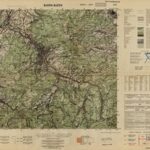 Meßtischblatt Nr.7215 Baden-Baden