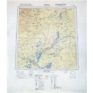 Internationale Weltkarte [M41] - Turgaj (1941) 1:1.000.000 [Fliegerausgabe - Generalstab der Luftwaffe]