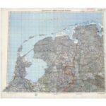 Übersichtskarte von Mitteleuropa 1:300.000 [J54/K54/J53/K53] - Leeuwarden, Oldenburg, Amsterdam, Osnabrück (1940)