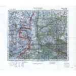 Übersichtskarte von Mitteleuropa 1:300.000 [K53] - Osnabrück (1945)