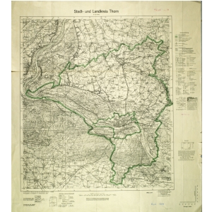 Karte des Deutschen Reichs : Stadt- und Landkreis Thorn [1942, 1:100.000]