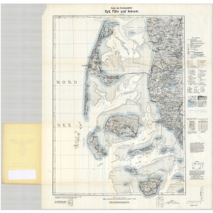 Karte des Deutschen Reichs : Karte der Umgebung von Nordseebäder Sylt, Föhr und Amrum [1937, 1:100.000]
