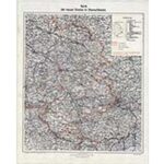 Übersichtskarte von Mitteleuropa 1:300.000 [P51/Q51] - Sonderkarte, Karte der neuen Grenzen in Oberschlesien (1921) (Zusammensdruck)