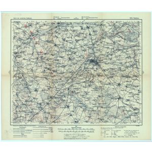 Karte des westlichen Rußlands H36 - Radom 1:100.000 (1915)