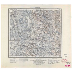 Karte des westlichen Rußlands J14 - Appricken 1:100.000 (1917)