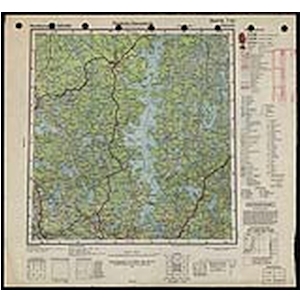 Übersichtskarte von Nordeuropa 1:300.000 [T62] - Heinola (1944) Ausgabe 1