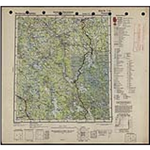 Übersichtskarte von Nordeuropa 1:300.000 [T64] - Haapaja (1944) Ausgabe 1