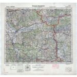 Übersichtskarte von Mitteleuropa 1:300.000 [O53] - Frankfurt (1944)