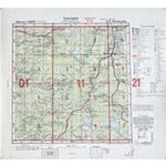 Übersichtskarte von Osteuropa 1:300.000 [B61] - Werchowashje (1942) Fliegerausgabe