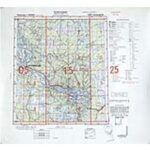 Übersichtskarte von Nordeuropa 1:300.000 [B65] - Archangelsk (1942) Fliegerausgabe