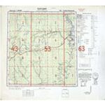 Übersichtskarte von Osteuropa 1:300.000 [I63] - Troizko Petschorsk (1942) Fliegerausgabe