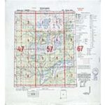 Übersichtskarte von Osteuropa 1:300.000 [I67] - Sachar-Wan (1942) Fliegerausgabe