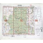 Übersichtskarte von Osteuropa 1:300.000 [II56] - Ascha (1942) Fliegerausgabe