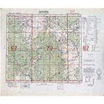 Übersichtskarte von Osteuropa 1:300.000 [II57] - Krassnoufimsk (1942) Fliegerausgabe