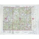 Übersichtskarte von Osteuropa 1:300.000 [U52] - Dombrowica (1943) Ausgabe 2 / Fliegerausgabe