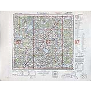 Übersichtskarte von Osteuropa 1:300.000 [U57] - Rositten (1943) Ausgabe 3