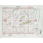 Übersichtskarte von Osteuropa 1:300.000 [V53] - Ssemiosernyj (1942) Fliegerausgabe