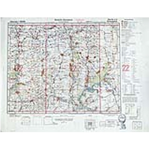 Übersichtskarte von Osteuropa 1:300.000 [B52] - Borissoglebsk (1943) Ausgabe 2