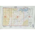 Übersichtskarte von Osteuropa 1:300.000 [V45] - Dshana (1942) Fliegerausgabe