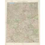 Übersichtskarte von Mitteleuropa 1:300.000 [R55/S55/R54/S54/R53/S53] - Königsberg, Kawno, Wilna, Lomza, Grodno, Stonim, Warazawa, Brest Litowsk (1939)