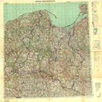 Übersichtskarte von Mitteleuropa 1:300.000 [P54/P55/Q54/Q55] - Sonderkarte, Reichsgau Danzig und Westpreußen (Zusammensdruck)