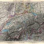 Süd-West-Deutschland und die Schweiz. Nördlicher Theil - Stielers Weltatlas von 1881 - Karte 24)