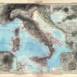 Karte des Mittelländischen Meeres in 8 Blättern - Ägypten, El Misr, Syrien, Palastina - Stielers Weltatlas von 1881 - Karte 7)