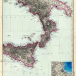 Italien. Übersicht - Stielers Weltatlas von 1881 - Karte 30)