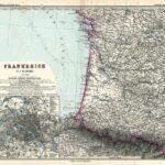 Frankreich mit der Schweiz und Spezial-Karte der Umgebung von Paris - Stielers Weltatlas von 1818