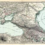 Ost-Europa. Blatt 6: Süd-Russland und Kaukasien - Stielers Weltatlas von 1881 - Karte 55)