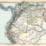 Süd-Amerika in 6 Blättern: Blatt 3 - Stielers Weltatlas von 1891