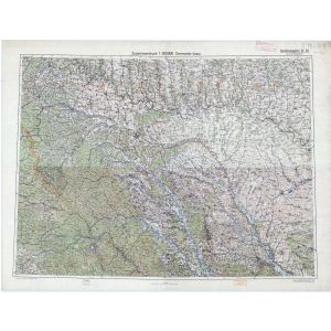 Übersichtskarte von Osteuropa 1:300.000 [T48/U49] - Czernowitz (1940) Mit neuer Grenze von Ungarn und Rumänien