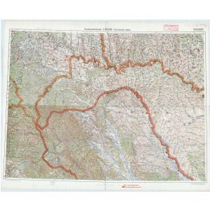 Übersichtskarte von Osteuropa 1:300.000 [T48/U49] - Czernowitz (1940) Mit neuer Grenze von Ungarn und Rumänien