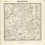 Topographische Karte von Bayern 1:25.000 (752) OBER-GUENZBURG [1927, Meßtischblatt]