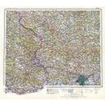 Übersichtskarte von Mitteleuropa 1:300.000 [Q51] - Krakau (1914)