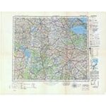 Übersichtskarte von Mitteleuropa 1:300.000 [N55] - Neusterlitz (1945)