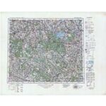 Übersichtskarte von Mitteleuropa 1:300.000 [R54] - Allenstein (1942)