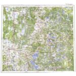 Übersichtskarte von Osteuropa 1:300.000 [W57] - Toropjetz Unfertige Ausgabe