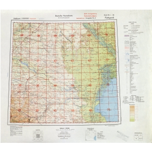 Internationale Weltkarte [L38] - Pjatigorsk (1942) 1:1.000.000 [Fliegerausgabe - Generalstab der Luftwaffe]