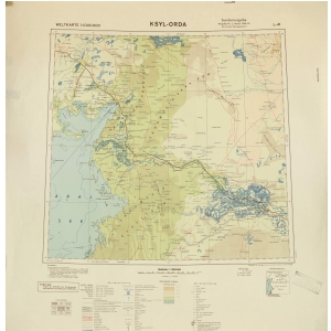 Internationale Weltkarte [L41] - Ksyl-Orda (1942) 1:1.000.000 [Fliegerausgabe - Generalstab der Luftwaffe]