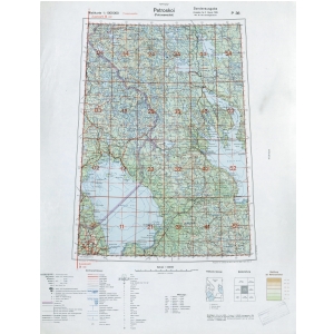 Internationale Weltkarte [P36] - Petroskoi (1941) 1:1.000.000 [Fliegerausgabe - Generalstab der Luftwaffe]