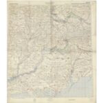 Übersichtskarte von Osteuropa 1:300.000 [X49/Y49/X48/Y58/X47/Y47] - Alexandrija, Dnepropetrowsk, Kriwoj Rog, Saporoshje, Chersson, Melitapol (1944)