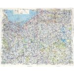 Übersichtskarte von Mitteleuropa 1:300.000 [Q54/Q55/R54/R55] - Danzig, Königsberg, Marienwerder, Lomza (1945) (Zusammensdruck)