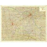 Übersichtskarte von Mitteleuropa 1:300.000 [Q51/Q52/Q53/R51/R52/R53] - Krakau, Kielce, Piotrokow, Radom, Plock, Warschau (1944) (Zusammensdruck)