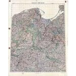 Übersichtskarte von Mitteleuropa 1:300.000 [P53/P54/P55/Q53/Q54/Q55] - Stolp, Danzig, Bromberg, Marienwerder, Posen, Plock (Zusammensdruck)