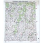 Übersichtskarte von Osteuropa 1:300.000 [B55/C55/B54/C54/B53/C53] - Kassimoff, Temnikoff, Moorsohansk, Nish. Lomoff, Tambow, Kirssanoff (1943)