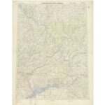 Übersichtskarte von Osteuropa 1:300.000 [F58/G58/F57/G57/F56/G56] - Urshum, Seleg, Arsk, Malmysh, Kasan, Jelabuga (1942)