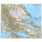 Mir 1:500.000 - J-34-2 (J-34-B) Larissa - Griechenland [Nördliche Himmelsphere]